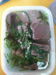 豆苗豬血湯 豆苗豬血湯