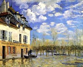 洪水泛濫中的小舟 洪水泛濫中的小舟