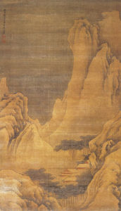 清樊圻雪景山水圖 清樊圻雪景山水圖