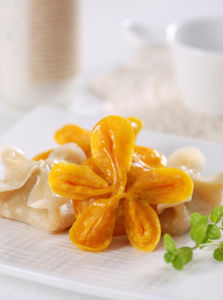 梅花形蒸餃 梅花形蒸餃