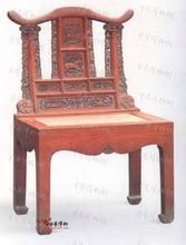 明黃花梨雕花靠背椅 明黃花梨雕花靠背椅