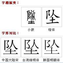 “墜”字-字源演變