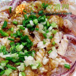蒜蓉冬粉蒸鮮魷 蒜蓉冬粉蒸鮮魷