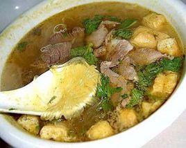 油豆腐線粉湯 油豆腐線粉湯