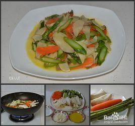 雞腿菇炒蘆筍 雞腿菇炒蘆筍