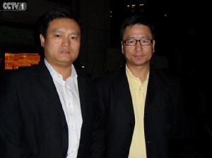 崔校長和央視主持人白岩松