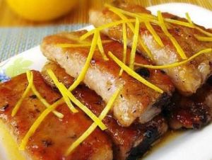 鮮橙汁排骨 鮮橙汁排骨