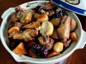 乾燒栗子雞煲 乾燒栗子雞煲