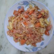 辣白菜豆芽炒飯 辣白菜豆芽炒飯