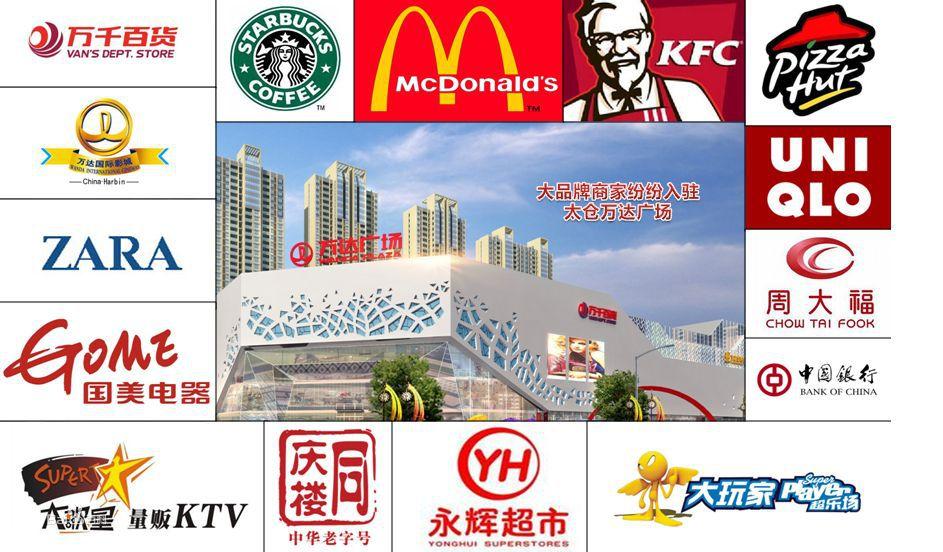 萬達廣場入駐品牌