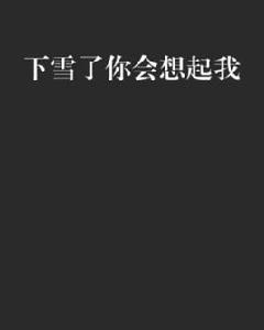 下雪了你會想起我 下雪了你會想起我