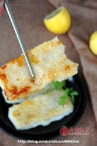 煎糖糍粑 煎糖糍粑