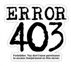 403錯誤