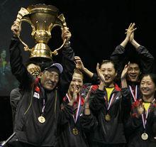 中國隊橫掃印尼勇奪蘇迪曼杯2005年