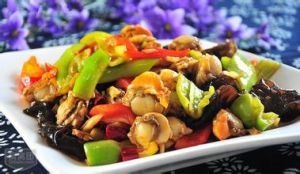 炒干貝芹菜 炒干貝芹菜