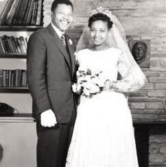 溫妮·曼德拉結婚照