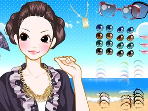 輕紗海濱女郎 輕紗海濱女郎