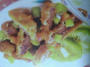 奇異果脆皮牛柳 奇異果脆皮牛柳