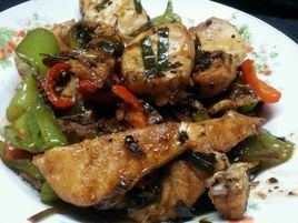 燒豆豉魚塊 燒豆豉魚塊