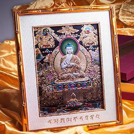 金雕彩繪銀版畫 金雕彩繪銀版畫