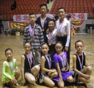 2008年西北五省錦標賽本中心選手合影