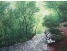 於雲飛油畫《林間小路》