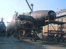 俄羅斯基洛877級改裝的泵噴推進器特寫