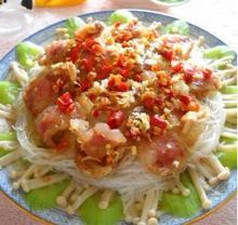 腊味蒸金針冬粉 腊味蒸金針冬粉