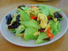 青瓜木耳炒雞蛋 青瓜木耳炒雞蛋