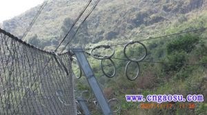 被動柔性防護網：