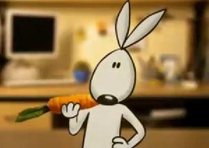 功夫兔嚼胡蘿蔔