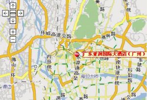 廣東亞洲國際大酒店地圖