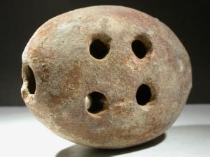 七音孔陶塤 七音孔陶塤