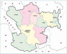 隴南所處位置及其政區圖