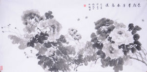 張振添國畫作品