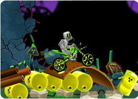 核電站飛馳摩托遊戲畫面