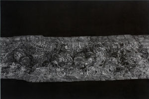 《消逝的幻像Ⅰ》木版 60cm×90cm 2013年