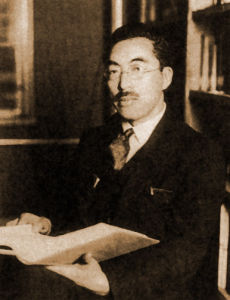 東帝大文學部教授、日本的德國文學研究先驅木村謹治教授