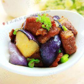 茄子燒牛肉