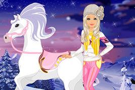 芭比娃娃的冬天小馬 芭比娃娃的冬天小馬