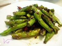 好吃美味乾煸四季豆圖片