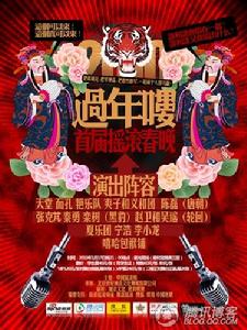首屆搖滾春晚海報