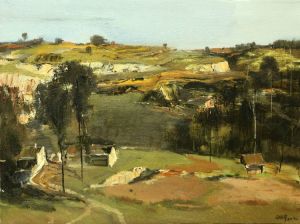 白羽平塬油畫 白羽平塬油畫