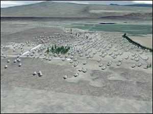 碟形天線射電望遠鏡陣列