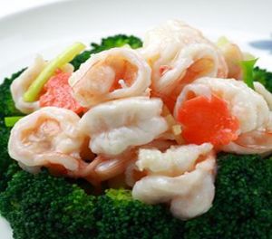 翠綠蝦球 翠綠蝦球