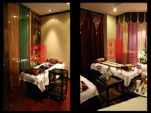 美容院裝修效果圖欣賞-田園風格