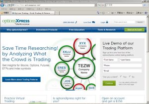 OptionsXpress OptionsXpress