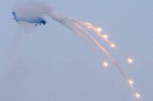 紅外干擾彈的發射