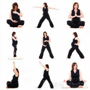 孕婦瑜伽示範圖