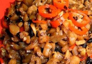 香蒜豆豉炒辣卜 香蒜豆豉炒辣卜